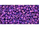 The uniform size and shape of Toho seed beads make them an excellent choice for beadwork and consistently-sized spacers.Toho seed beads are usually colorfast; however, galvanized and silver-lined  beads may fade over time. Protect them from bleach, excessive friction and direct sunlight to keep them looking like new. Seed Bead Facts What are seed beads? Popular, tiny glass beads commonly used for weaving and embellishment.How are they made? Glass is pulled or drawn using a hollow tube, and then   the glass is cut in small pieces. They are sometimes reheated to round   the ends.What's that funny little zero? That zero refers to   the number of aughts, which is a unit used to indicate the size of   small beads. The scale is inverted, so larger numbers of aughts   correspond to smaller beads (i.e. the bigger the number, the smaller   the bead). Size 11 would be 00000000000, but since that takes up too much   room, it is abbreviated to 110.  See Related Products links (below) for similar items and additional jewelry-making supplies that are often used with this item. 