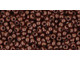 TOHO Glass Seed Bead, Size 11, 2.1mm, Opaque Oxblood (Tube)