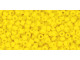 TOHO Glass Seed Bead, Size 11, 2.1mm, Opaque-Frosted Sunshine (Tube)