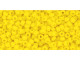 TOHO Glass Seed Bead, Size 11, 2.1mm, Opaque-Frosted Sunshine (Tube)