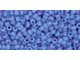 The uniform size and shape of Toho seed beads make them an excellent choice for beadwork and consistently-sized spacers.Toho seed beads are usually colorfast; however, galvanized and silver-lined  beads may fade over time. Protect them from bleach, excessive friction and direct sunlight to keep them looking like new. Seed Bead Facts What are seed beads? Popular, tiny glass beads commonly used for weaving and embellishment.How are they made? Glass is pulled or drawn using a hollow tube, and then   the glass is cut in small pieces. They are sometimes reheated to round   the ends.What's that funny little zero? That zero refers to   the number of aughts, which is a unit used to indicate the size of   small beads. The scale is inverted, so larger numbers of aughts   correspond to smaller beads (i.e. the bigger the number, the smaller   the bead). Size 11 would be 00000000000, but since that takes up too much   room, it is abbreviated to 110.  See Related Products links (below) for similar items and additional jewelry-making supplies that are often used with this item. 