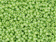 TOHO Glass Seed Bead, Size 11, 2.1mm, Opaque-Rainbow Sour Apple (Tube)