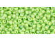 TOHO Glass Seed Bead, Size 11, 2.1mm, Opaque-Rainbow Sour Apple (Tube)