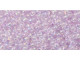 TOHO Glass Seed Bead, Size 11, 2.1mm, Dyed-Rainbow Lavender Mist (Tube)