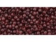 TOHO Glass Seed Bead, Size 11, 2.1mm, Transparent Garnet (Tube)