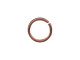 Antiqued Copper Plated Jump Ring, Round, 10mm (ounce)