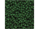 TOHO Glass Seed Bead, Size 11, 2.1mm, Opaque-Frosted Pine Green (Tube) TOHO Glass Seed Bead, Size 11, 2.1mm, Opaque-Frosted Pine Green (Tube)
