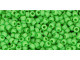 TOHO Glass Seed Bead, Size 11, 2.1mm, Opaque-Frosted Mint Green (Tube)