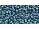 The uniform size and shape of Toho seed beads make them an excellent choice for beadwork and consistently-sized spacers.Toho seed beads are usually colorfast; however, galvanized and silver-lined  beads may fade over time. Protect them from bleach, excessive friction and direct sunlight to keep them looking like new. Seed Bead Facts What are seed beads? Popular, tiny glass beads commonly used for weaving and embellishment.How are they made? Glass is pulled or drawn using a hollow tube, and then   the glass is cut in small pieces. They are sometimes reheated to round   the ends.What's that funny little zero? That zero refers to   the number of aughts, which is a unit used to indicate the size of   small beads. The scale is inverted, so larger numbers of aughts   correspond to smaller beads (i.e. the bigger the number, the smaller   the bead). Size 11 would be 00000000000, but since that takes up too much   room, it is abbreviated to 110.  See Related Products links (below) for similar items and additional jewelry-making supplies that are often used with this item. 