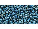 TOHO Glass Seed Bead, Size 11, 2.1mm, Galvanized Peacock Blue (Tube)