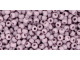 TOHO Glass Seed Bead, Size 11, 2.1mm, Opaque-Frosted Lavender (Tube)