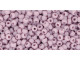 TOHO Glass Seed Bead, Size 11, 2.1mm, Opaque-Frosted Lavender (Tube)