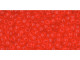 TOHO Glass Seed Bead, Size 11, 2.1mm, Transparent Lt Siam Ruby (Tube)