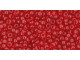 TOHO Glass Seed Bead, Size 11, 2.1mm, Transparent Ruby (Tube) TOHO Glass Seed Bead, Size 11, 2.1mm, Transparent Ruby (Tube)