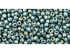 The uniform size and shape of Toho seed beads make them an excellent choice for beadwork and consistently-sized spacers.Toho seed beads are usually colorfast; however, galvanized and silver-lined  beads may fade over time. Protect them from bleach, excessive friction and direct sunlight to keep them looking like new. Seed Bead Facts What are seed beads? Popular, tiny glass beads commonly used for weaving and embellishment.How are they made? Glass is pulled or drawn using a hollow tube, and then   the glass is cut in small pieces. They are sometimes reheated to round   the ends.What's that funny little zero? That zero refers to   the number of aughts, which is a unit used to indicate the size of   small beads. The scale is inverted, so larger numbers of aughts   correspond to smaller beads (i.e. the bigger the number, the smaller   the bead). Size 11 would be 00000000000, but since that takes up too much   room, it is abbreviated to 110.  See Related Products links (below) for similar items and additional jewelry-making supplies that are often used with this item. 