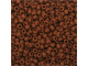 TOHO Glass Seed Bead, Size 11, 2.1mm, Opaque-Frosted Terra Cotta (Tube)