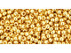 The uniform size and shape of Toho seed beads make them an excellent choice for beadwork and consistently-sized spacers.Toho seed beads are usually colorfast; however, galvanized and silver-lined  beads may fade over time. Protect them from bleach, excessive friction and direct sunlight to keep them looking like new. Seed Bead Facts What are seed beads? Popular, tiny glass beads commonly used for weaving and embellishment.How are they made? Glass is pulled or drawn using a hollow tube, and then   the glass is cut in small pieces. They are sometimes reheated to round   the ends.What's that funny little zero? That zero refers to   the number of aughts, which is a unit used to indicate the size of   small beads. The scale is inverted, so larger numbers of aughts   correspond to smaller beads (i.e. the bigger the number, the smaller   the bead). Size 11 would be 00000000000, but since that takes up too much   room, it is abbreviated to 110.  See Related Products links (below) for similar items and additional jewelry-making supplies that are often used with this item. 