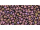 TOHO Glass Seed Bead, Size 11, 2.1mm, Matte-Color Mauve Mocha (Tube)