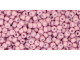 The uniform size and shape of Toho seed beads make them an excellent choice for beadwork and consistently-sized spacers.Toho seed beads are usually colorfast; however, galvanized and silver-lined  beads may fade over time. Protect them from bleach, excessive friction and direct sunlight to keep them looking like new. Seed Bead Facts What are seed beads? Popular, tiny glass beads commonly used for weaving and embellishment.How are they made? Glass is pulled or drawn using a hollow tube, and then   the glass is cut in small pieces. They are sometimes reheated to round   the ends.What's that funny little zero? That zero refers to   the number of aughts, which is a unit used to indicate the size of   small beads. The scale is inverted, so larger numbers of aughts   correspond to smaller beads (i.e. the bigger the number, the smaller   the bead). Size 11 would be 00000000000, but since that takes up too much   room, it is abbreviated to 110.  See Related Products links (below) for similar items and additional jewelry-making supplies that are often used with this item. 