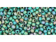 TOHO Glass Seed Bead, Size 11, 2.1mm, Matte-Color Aquarius (Tube)
