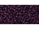 TOHO Glass Seed Bead, Size 11, 2.1mm, Transparent Med Amethyst (Tube) TOHO Glass Seed Bead, Size 11, 2.1mm, Transparent Med Amethyst (Tube)