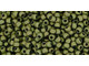 TOHO Glass Seed Bead, Size 11, 2.1mm, Matte-Color Dk Olive (Tube)