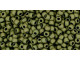 TOHO Glass Seed Bead, Size 11, 2.1mm, Matte-Color Dk Olive (Tube)
