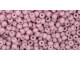 TOHO Glass Seed Bead, Size 11, 2.1mm, Opaque-Pastel-Frosted Lt Lilac (Tube)
