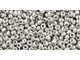 TOHO Glass Seed Bead, Size 11, 2.1mm, Metallic Silver (Tube)