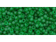 TOHO Glass Seed Bead, Size 11, 2.1mm, Transparent-Frosted Grass Green (Tube)