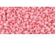 TOHO Glass Seed Bead, Size 11, 2.1mm, Ceylon Impatiens Pink (Tube)