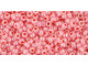 TOHO Glass Seed Bead, Size 11, 2.1mm, Ceylon Tomato Soup (Tube)