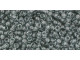 TOHO Glass Seed Bead, Size 11, 2.1mm, Transparent Black Diamond (Tube)