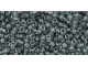 TOHO Glass Seed Bead, Size 11, 2.1mm, Transparent Black Diamond (Tube)