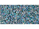 The uniform size and shape of Toho seed beads make them an excellent choice for beadwork and consistently-sized spacers.Toho seed beads are usually colorfast; however, galvanized and silver-lined  beads may fade over time. Protect them from bleach, excessive friction and direct sunlight to keep them looking like new. Seed Bead Facts What are seed beads? Popular, tiny glass beads commonly used for weaving and embellishment.How are they made? Glass is pulled or drawn using a hollow tube, and then   the glass is cut in small pieces. They are sometimes reheated to round   the ends.What's that funny little zero? That zero refers to   the number of aughts, which is a unit used to indicate the size of   small beads. The scale is inverted, so larger numbers of aughts   correspond to smaller beads (i.e. the bigger the number, the smaller   the bead). Size 11 would be 00000000000, but since that takes up too much   room, it is abbreviated to 110.  See Related Products links (below) for similar items and additional jewelry-making supplies that are often used with this item. 