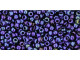 TOHO Glass Seed Bead, Size 11, 2.1mm, Metallic Cosmos (Tube)