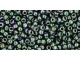 TOHO Glass Seed Bead, Size 11, 2.1mm, Metallic Moss (Tube)