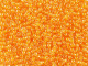 TOHO Glass Seed Bead, Size 11, 2.1mm, Luminous Neon Tangerine (Tube)