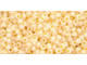 The uniform size and shape of Toho seed beads make them an excellent choice for beadwork and consistently-sized spacers.Toho seed beads are usually colorfast; however, galvanized and silver-lined  beads may fade over time. Protect them from bleach, excessive friction and direct sunlight to keep them looking like new. Seed Bead Facts What are seed beads? Popular, tiny glass beads commonly used for weaving and embellishment.How are they made? Glass is pulled or drawn using a hollow tube, and then   the glass is cut in small pieces. They are sometimes reheated to round   the ends.What's that funny little zero? That zero refers to   the number of aughts, which is a unit used to indicate the size of   small beads. The scale is inverted, so larger numbers of aughts   correspond to smaller beads (i.e. the bigger the number, the smaller   the bead). Size 11 would be 00000000000, but since that takes up too much   room, it is abbreviated to 110.  See Related Products links (below) for similar items and additional jewelry-making supplies that are often used with this item. 