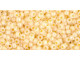 TOHO Glass Seed Bead, Size 11, 2.1mm, Ceylon Custard (Tube)