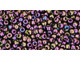 TOHO Glass Seed Bead, Size 11, 2.1mm, Metallic Iris - Purple (Tube)