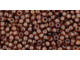 TOHO Glass Seed Bead, Size 11, 2.1mm, Transparent Smoky Topaz (Tube)