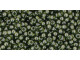 TOHO Glass Seed Bead, Size 11, 2.1mm, Transparent Olivine (Tube)