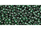 TOHO Glass Seed Bead, Size 11, 2.1mm, Transparent Green Emerald (Tube)