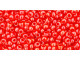 TOHO Glass Seed Bead, Size 11, 2.1mm, Inside-Color Hyacinth/Siam-Lined (Tube)