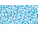 TOHO Glass Seed Bead, Size 11, 2.1mm, Ceylon Forget-Me-Not (Tube)