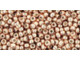 TOHO Glass Seed Bead, Size 11, 2.1mm, PermaFinish - Galvanized Rose Gold (Tube) TOHO Glass Seed Bead, Size 11, 2.1mm, PermaFinish - Galvanized Rose Gold (Tube)