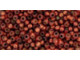 TOHO Glass Seed Bead, Size 11, 2.1mm, PermaFinish - Silver-Lined Milky Pomegranate (Tube)