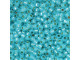 TOHO Glass Seed Bead, Size 11, 2.1mm, PermaFinish - Silver-Lined Milky Aqua (Tube)