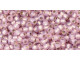 TOHO Glass Seed Bead, Size 11, 2.1mm, PermaFinish - Silver-Lined Milky Lt Amethyst (Tube)